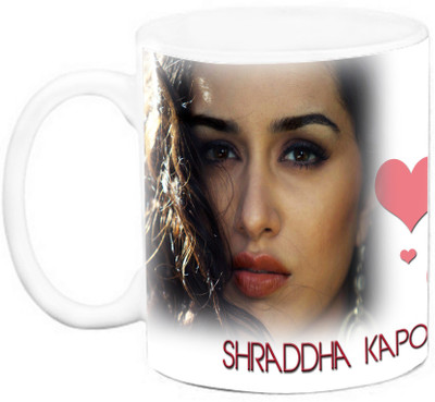 

EFW BOLLYWOOD ACTRESS - shraddha kapoor (Design 3) Ceramic Mug(325 ml), Multicolor