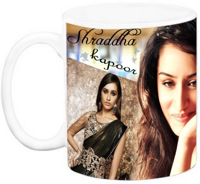 

EFW BOLLYWOOD ACTRESS - shraddha kapoor (Design 4) Ceramic Mug(325 ml), Multicolor