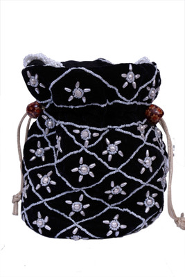 

Craft Trade Velvet Potli(Black)