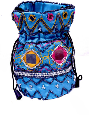 

Craft Trade Small Potli(Blue)