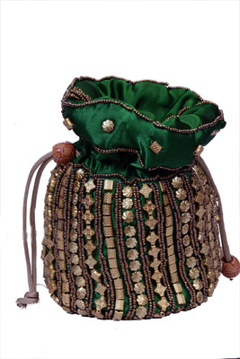 

Craft Trade Multicolor Potli(Green)