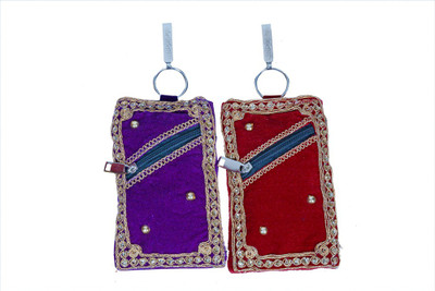

Craft Trade Craft Trade Gota Work Mobile pouch (D) Mobile Pouch(Multicolor, Red)