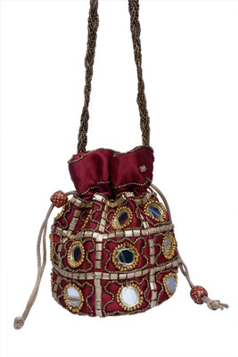 

Craft Trade Craft Trade Gift Pouch Potli Bag (Red) Potli(Red)