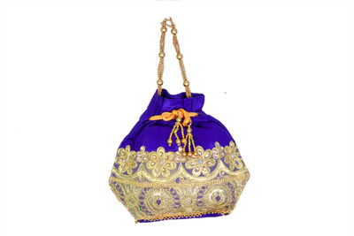 

Craft Trade Craft Trade Blue Rajput Potli Potli(Blue)
