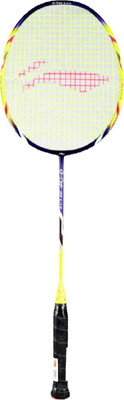 Li-Ning G-TEK-38 Lite Blue, Yellow Strung Badminton Racquet(S2, 85 g)