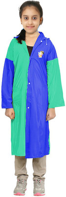 

Finery Solid Boys & Girls Raincoat, Greenblue
