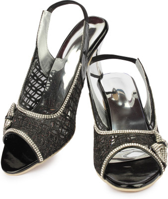 

Moonwalk Women Black Heels