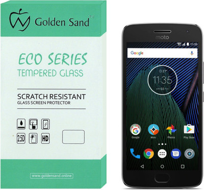 Golden Sand Tempered Glass Guard for Motorola Moto G5(Pack of 1)