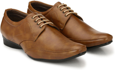 

Levanse Executive Office Wear Lace Up For Men(Tan, Matte tan
