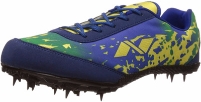 

Nivia Green Blue Jumping Zion-I Badminton Shoes For Men(Green