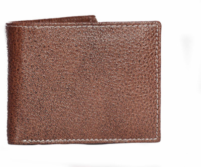 

Aller Men Brown Genuine Leather Wallet(8 Card Slots)