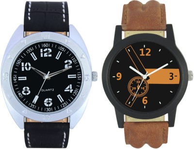 Shivam Retail Stylish Black And Brown31 Professional Look Combo Analog Watch  - For Men   Watches  (Shivam Retail)