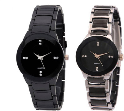 

Shivam Retail Black Silver Casual Look Combo02 Watch - For Women