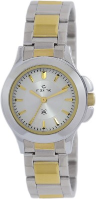 Maxima 43071CMLT Bimetal Analog Watch  - For Women   Watches  (Maxima)