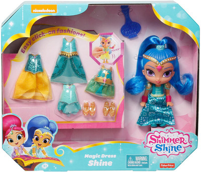 

Fisher-Price Nickelodeon Shimmer & Shine, Magic Dress, Shine(Multicolor)