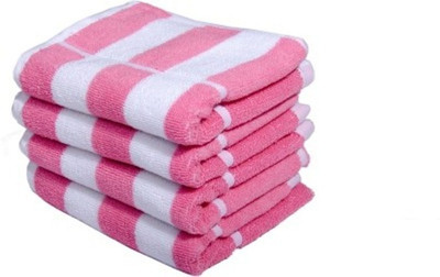 

Shopping Store Cotton 450 GSM Bath Towel Set(Pack of 4, Pink)