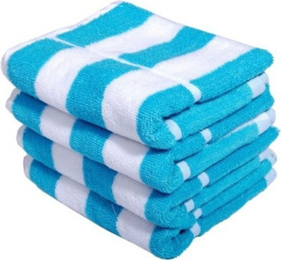 

Shopping Store Cotton 450 GSM Bath Towel Set(Pack of 4, Blue)