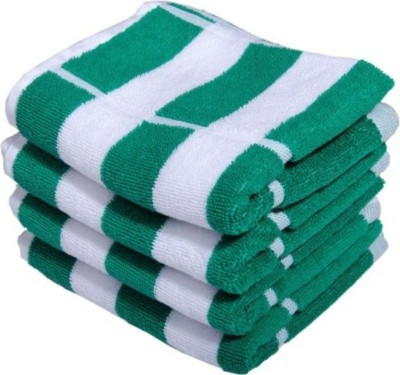 

Shopping Store Cotton 450 GSM Bath Towel Set(Pack of 4, Green)