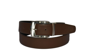 

Pellezzari Men Formal Multicolor Genuine Leather Reversible Belt, Black & brown