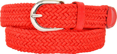 

Altek Women Casual Red Canvas Belt