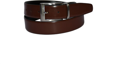 

Pellezzari Men Formal Multicolor Genuine Leather Reversible Belt, Black & brown