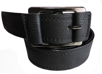 

Elgator Men Casual Black Artificial Leather Belt