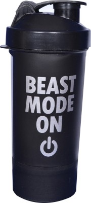 

DOXEY Single Storage Gym Shaker 500 ml Shaker(Pack of 1, Black)