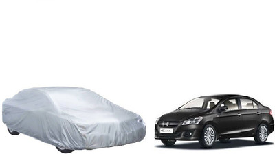 Typhon Car Cover For Maruti Suzuki Ciaz (Without Mirror Pockets)(Silver)