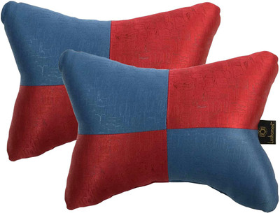 

Lushomes Multicolor Polyester Car Pillow Cushion for Universal For Car(Contemporary, Pack of 2)