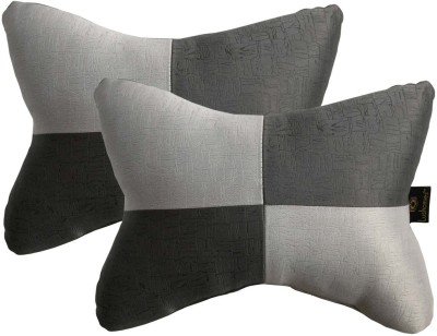 

Lushomes Grey Polyester Car Pillow Cushion for Universal For Car(Contemporary, Pack of 2)