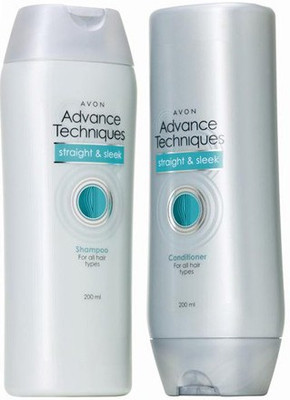 

Avon Anew Advanced Technique Straight & Sleek Shampoo & Conditioner (combo kit)(Set of 2)