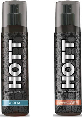 

Hott Aqua, Swagger Body Spray - For Men(135 ml, Pack of 2)