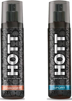 

Hott Swagger, Sport Body Spray - For Men(135 ml, Pack of 2)