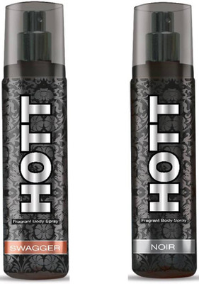 

Hott Swagger, Noir Body Spray - For Men(135 ml, Pack of 2)