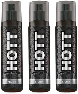 

Hott Noir Body Spray - For Men(135 ml, Pack of 3)