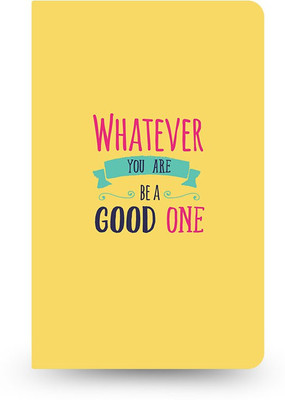 

inkFlap A5 Journal(FlapBook Premium Plain Notebook - Whatever You Are (Yellow), Yellow)