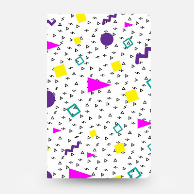 

inkFlap A5 Journal(FlapBook Premium Plain Notebook - Confetti, White)