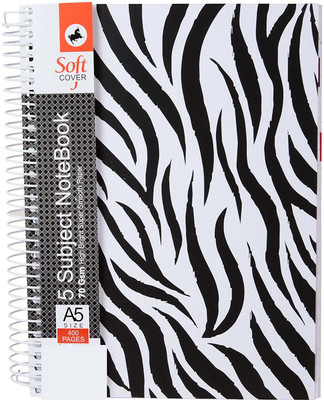 

Gathbandhan A5 Notebook(Wirebound Notebook, Black & White)