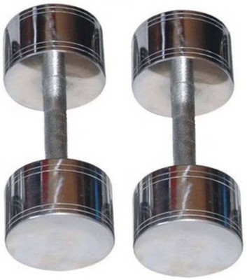 

Monika Sports moni Fixed Weight Dumbbell(5 kg), Silver