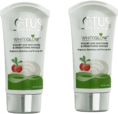

Lotus Herbals WHITE-GLOW Yogurt Skin Whitening & Brightening Masque(80 g)