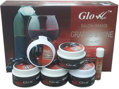 

Glow Right GRAPES & WINE Facial Kit 310 g(Set of 6)