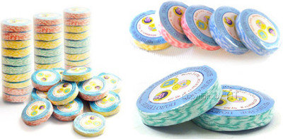 

SND Magic Coin Size Tissue Towel for Travelling(Pack of 10)