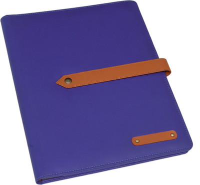

Borse LEATHERETTE FILE FOLDER(Set Of 1, Blue)