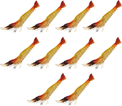 Hunting Hobby Soft Bait Silicone Fishing Lure(Pack of 10, Size 9)
