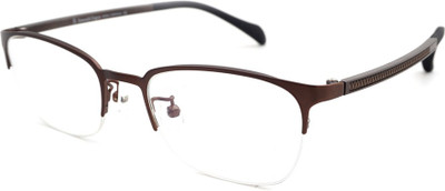 

EMERALD ZEGNA Half Rim Rectangle Frame(49 mm