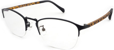 

EMERALD ZEGNA Half Rim Rectangle Frame(51 mm