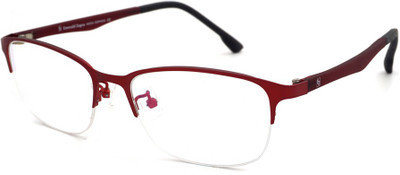 

EMERALD ZEGNA Half Rim Rectangle Frame(52 mm