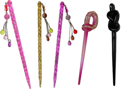 

Yashasvi Juda Stick Hair Accessory Set(Multicolor)