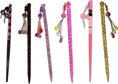 

Anokhi Ada Juda Stick Hair Accessory Set(Multicolor)