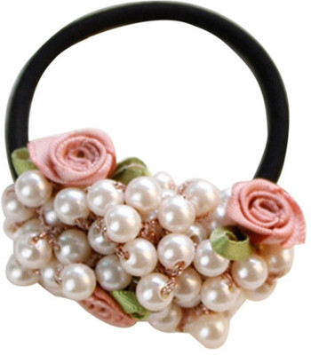 

GELILIA Cute Hair Band with Pearls & Roses for Women Hair Clip(Multicolor)